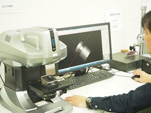 ワンショット3D形状測定器の設置状況