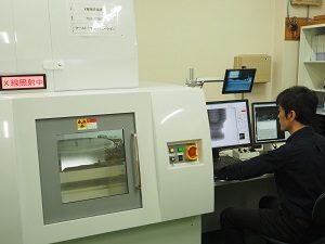 X線顕微検査装置の設置状況
